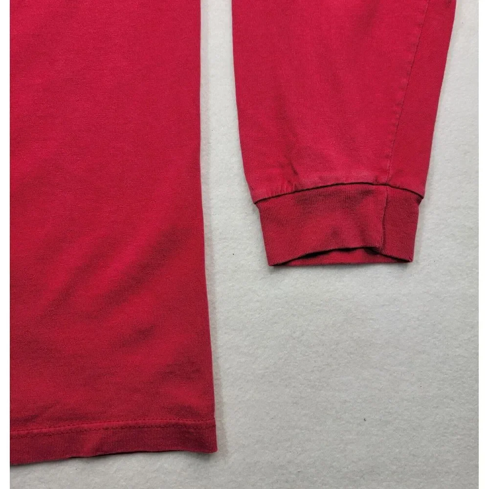 Vintage 90s Nike Embroidered Logo Crewneck Cotton‎ Long Sleeve T-Shirt Men's L